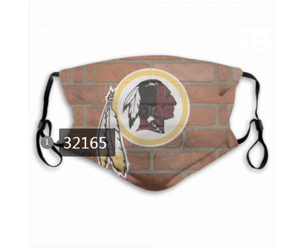 NFL 2020 Washington Redskins #4 Dust mask with filter->nfl dust mask->Sports Accessory